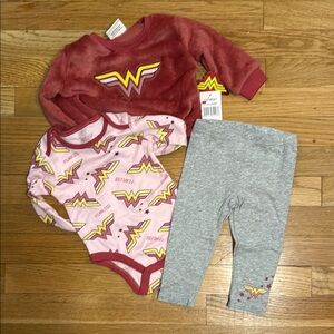 Wonder Woman Infant 3 Piece Set
